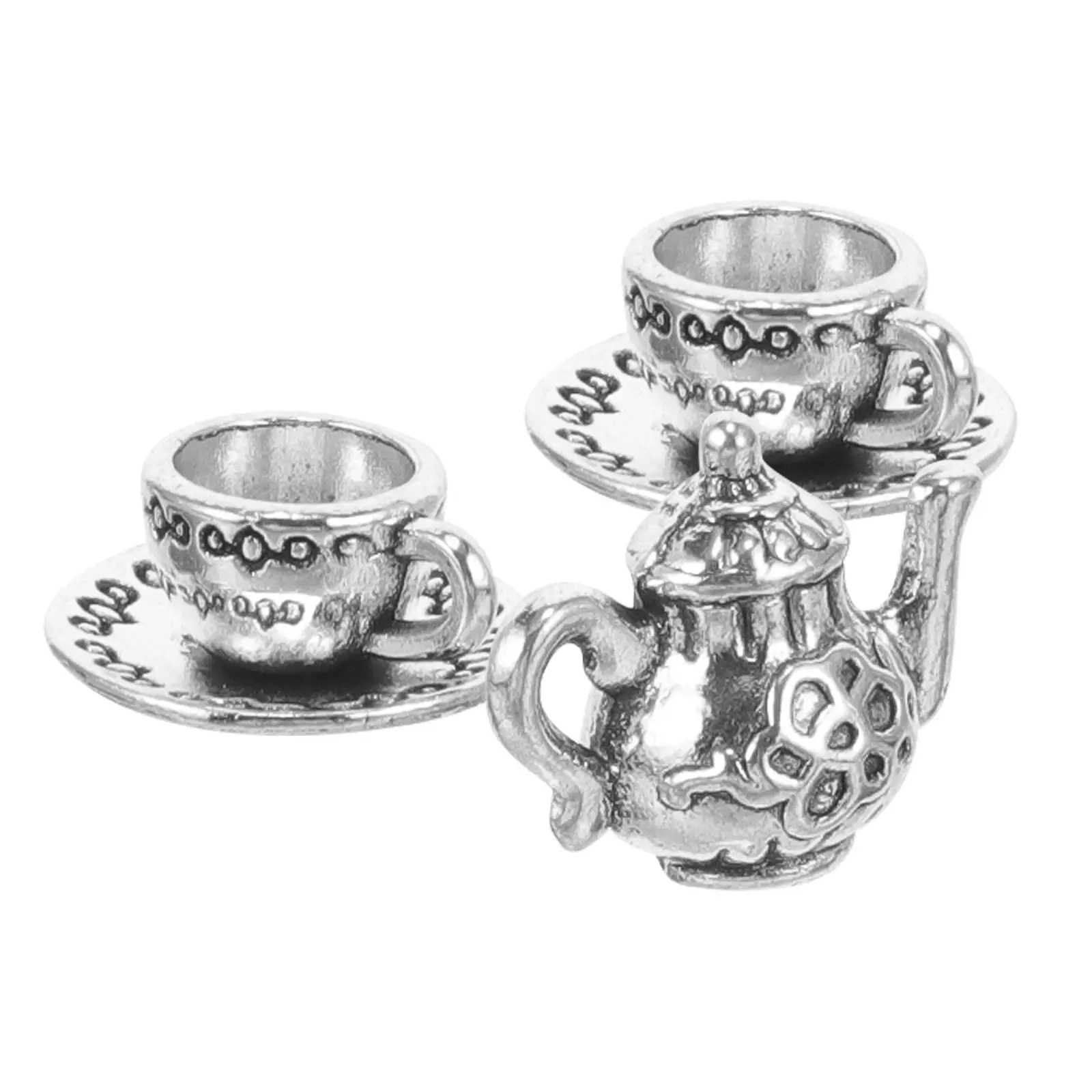 1Set Miniature Metal Tea Set Mini Realistic Iron Teapot Tiny Teacups Micro Landscape Decoration Mini House Props
1Set Miniature Metal Tea Set Mini Realistic Iron Teapot Tiny Teacups Micro Landscape Decoration Mini House Props
