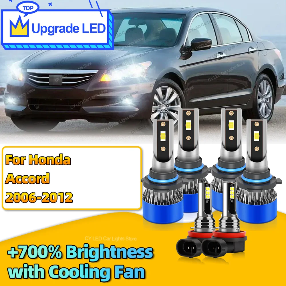 6Pcs 30000LM LED Headlights Canbus Car Lamp HB3 HB4 H11 Auto Fog Lights Bulb For Honda Accord 2006 2007 2008 2009 2010 2011 2012
6Pcs 30000LM LED Headlights Canbus Car Lamp HB3 HB4 H11 Auto Fog Lights Bulb For Honda Accord 2006 2007 2008 2009 2010 2011 2012