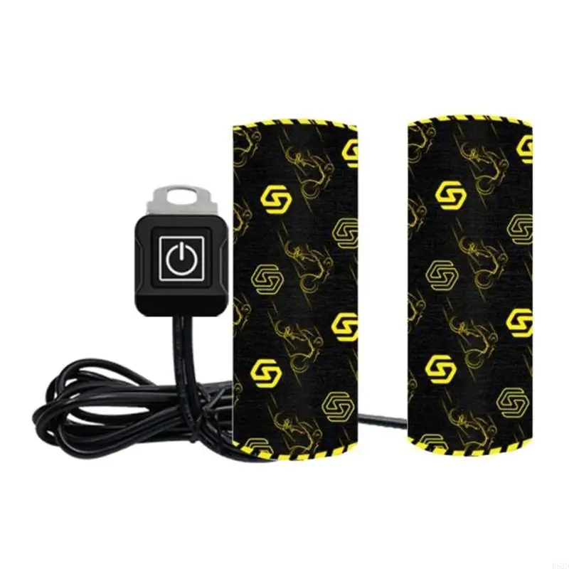 R53D Motorcycles Heated Handles Grips for Snowmobile ATV Motorbike USB DC5V Handlebar Warmer 6 Gear Adjustment Heated Pad
R53D Motorcycles Heated Handles Grips for Snowmobile ATV Motorbike USB DC5V Handlebar Warmer 6 Gear Adjustment Heated Pad