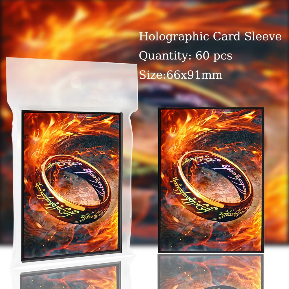 60PCS 66x91mm LOTR Themed Card Sleeves Toploading Trading Holographic Card Sleeves Protectors for TCG MTG PTCG Sport Card
60PCS 66x91mm LOTR Themed Card Sleeves Toploading Trading Holographic Card Sleeves Protectors for TCG MTG PTCG Sport Card