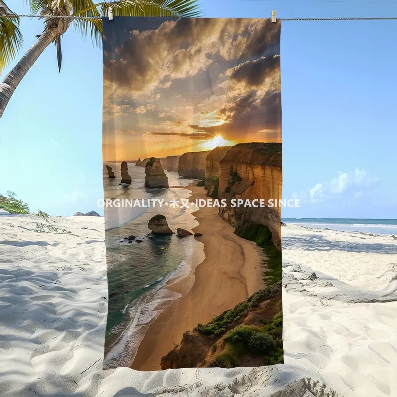 Sunset Coast Twelve Apostles Beach Towel Patterned Sunscreen And Windproof Suitable For Swimming Pool Camping Travel
Sunset Coast Twelve Apostles Beach Towel Patterned Sunscreen And Windproof Suitable For Swimming Pool Camping Travel