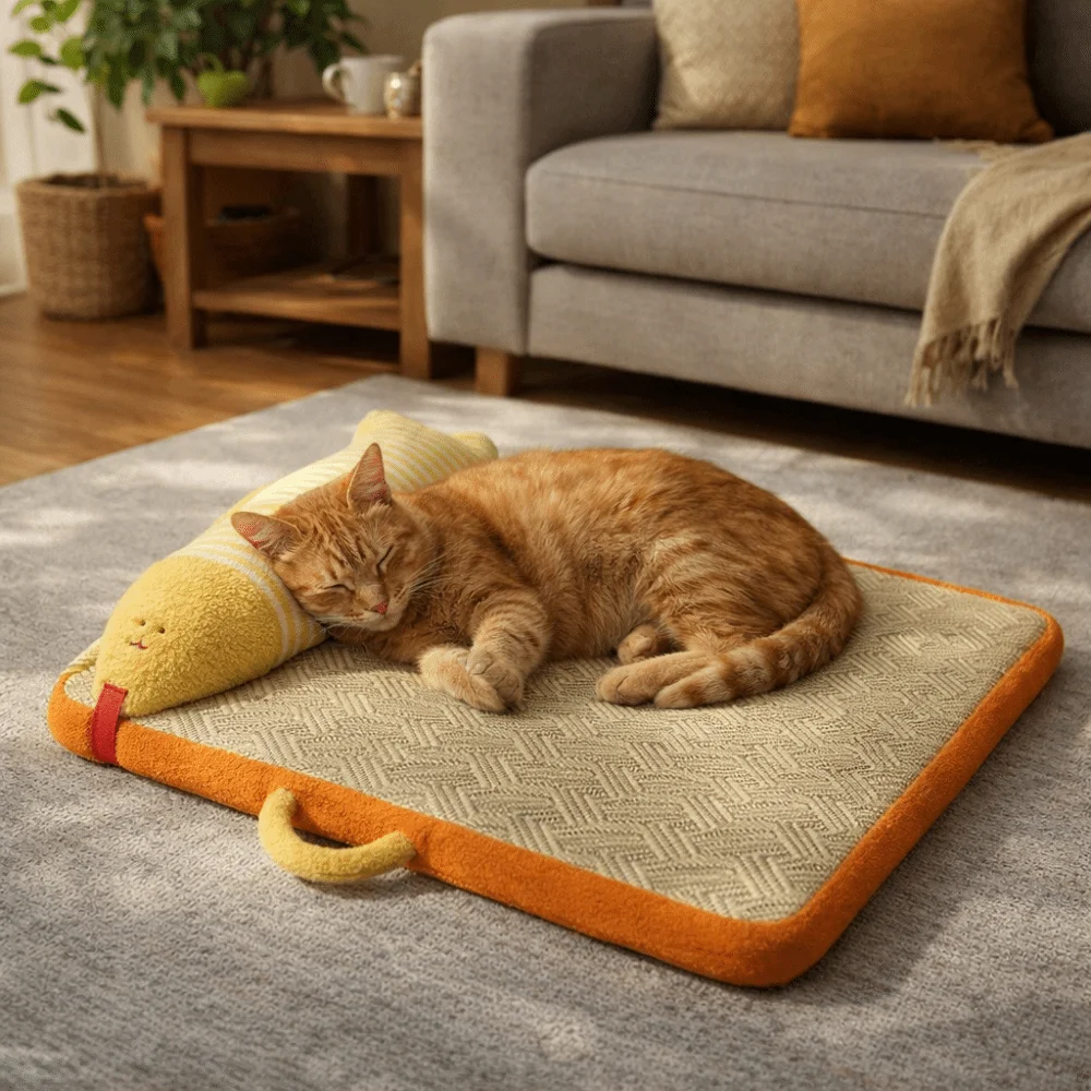 Scratch Resistant Dog Sleeping Mattress Fish Shaped Pillow Non-slip Pet Sofa Bed Breathable with Handle Cat Sleeping Pad
Scratch Resistant Dog Sleeping Mattress Fish Shaped Pillow Non-slip Pet Sofa Bed Breathable with Handle Cat Sleeping Pad
