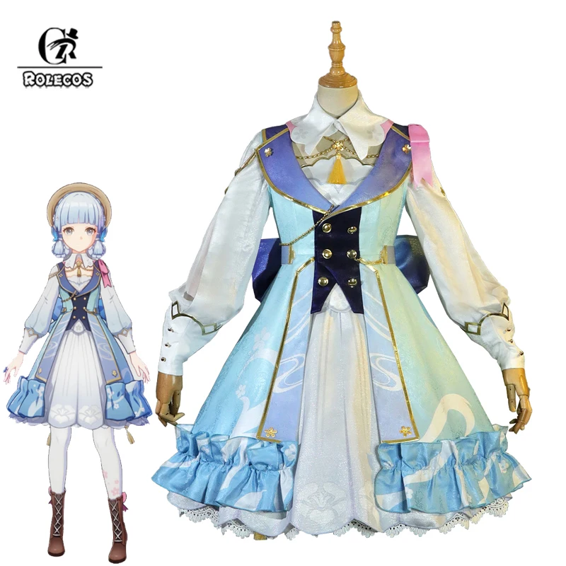 ROLECOS Kamisato Ayaka Cosplay Costume Genshin Impact Springbloom Missive Kamisato Ayaka Women Outfit Lolita Dress Full Set
ROLECOS Kamisato Ayaka Cosplay Costume Genshin Impact Springbloom Missive Kamisato Ayaka Women Outfit Lolita Dress Full Set