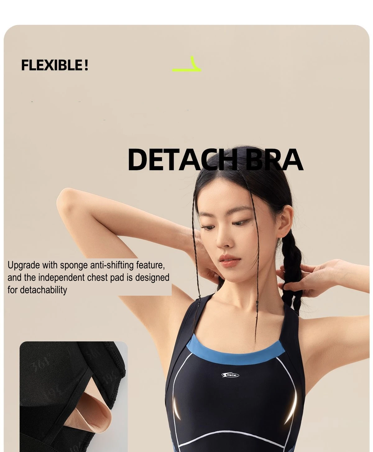 Women Outdoor WaterProof Quick-Dry Surfing Beach Push Up SwimSuit Swim Glasses Professional Water Sports Bathing SwimWear
Women Outdoor WaterProof Quick-Dry Surfing Beach Push Up SwimSuit Swim Glasses Professional Water Sports Bathing SwimWear