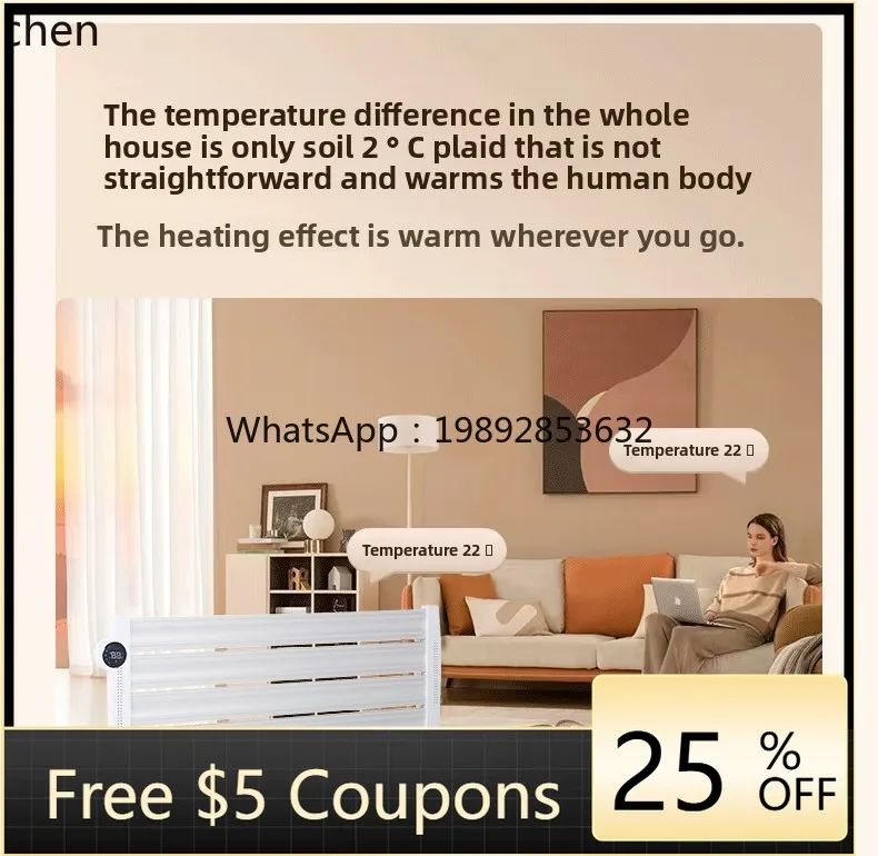 heater bedroom large area intelligent frequency conversion vertical hanging electric heating whole house quick heating oven
heater bedroom large area intelligent frequency conversion vertical hanging electric heating whole house quick heating oven