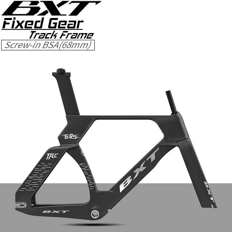 BXT T1000 Carbon Fibre Fixed Gear Track Frame 700C Carbon Track Frameset Fork Seatpost Size XS/S/M/L TRC-695
BXT T1000 Carbon Fibre Fixed Gear Track Frame 700C Carbon Track Frameset Fork Seatpost Size XS/S/M/L TRC-695