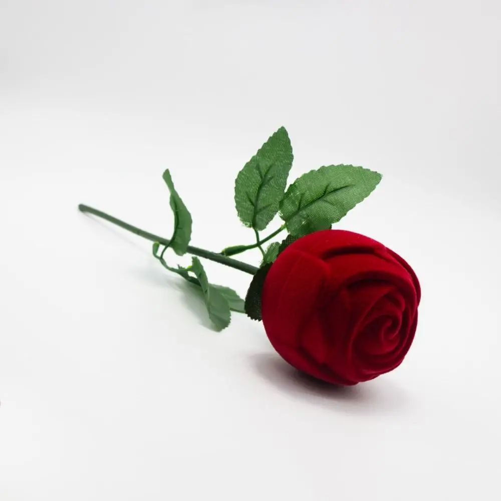 2Pcs Creative Romantic Wedding Ring Holder Velvet Earrings Rose Flower Ring Box Organizer Packaging Ring Bearer Case Lowers
2Pcs Creative Romantic Wedding Ring Holder Velvet Earrings Rose Flower Ring Box Organizer Packaging Ring Bearer Case Lowers