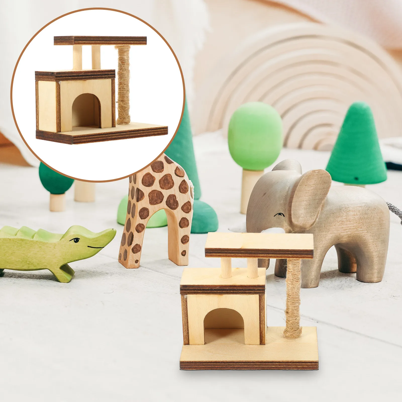 Aesthetically Pleasing Cat Trees Tower Small Miniature Furniture Scene for Dollhouse
Aesthetically Pleasing Cat Trees Tower Small Miniature Furniture Scene for Dollhouse
