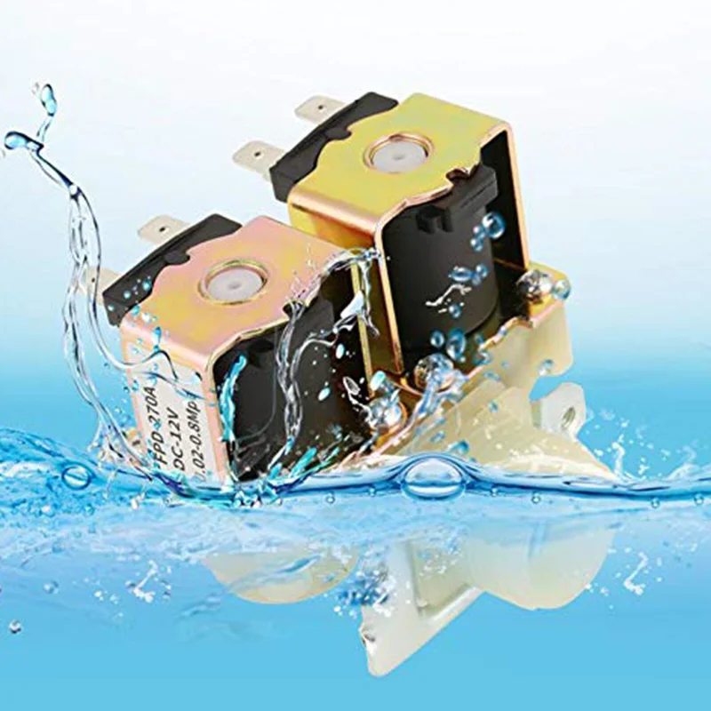 DN20 G3/4 DC 12V Dual Head Electric Water Inlet Solenoid Valve Normally Closed for Washing Machine 0-40 Degree Temperature 
DN20 G3/4 DC 12V Dual Head Electric Water Inlet Solenoid Valve Normally Closed for Washing Machine 0-40 Degree Temperature
