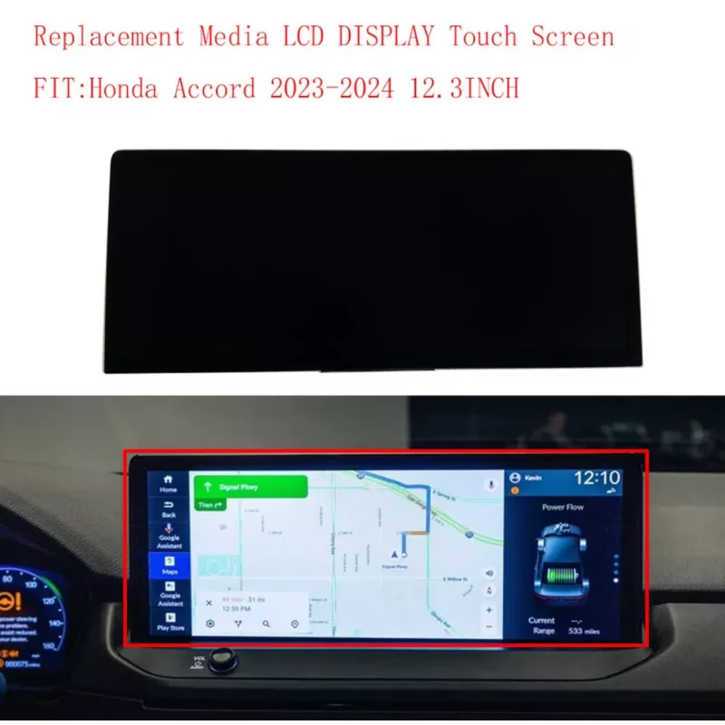 12.3 inch LCD Display for 2023 2024 Honda Accord Hybrid Sport EX-L Sport-L Touring Media Navigation Touch Screen 8A700-30A-A21
12.3 inch LCD Display for 2023 2024 Honda Accord Hybrid Sport EX-L Sport-L Touring Media Navigation Touch Screen 8A700-30A-A21