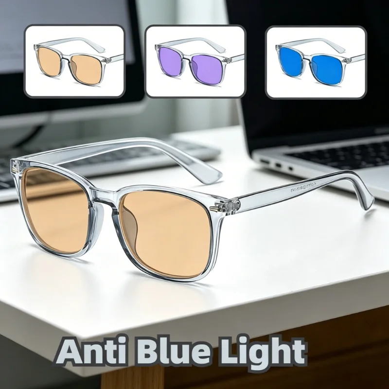 Clear Retro Frame Anti Blue Light Glasses with Colorful Lens Eyewear for Men Women Computer Competitive Game Eyeglasses
Clear Retro Frame Anti Blue Light Glasses with Colorful Lens Eyewear for Men Women Computer Competitive Game Eyeglasses