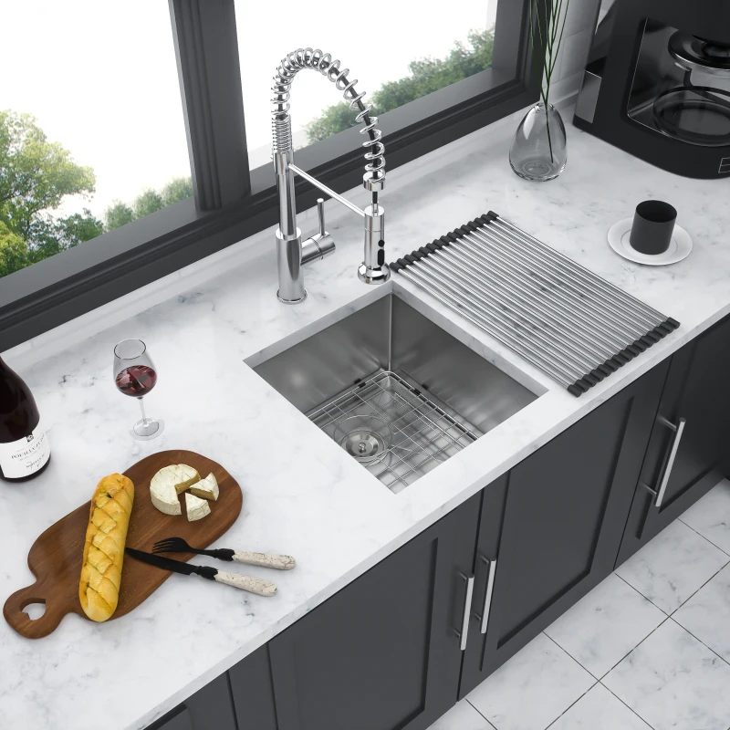 13 Inch Undermount Sink - 13"x15"x9" Undermount Stainless Steel Kitchen Sink 16 Gauge 9 Inch Deep Single Bowl Kitchen Sink Ba
13 Inch Undermount Sink - 13"x15"x9" Undermount Stainless Steel Kitchen Sink 16 Gauge 9 Inch Deep Single Bowl Kitchen Sink Ba