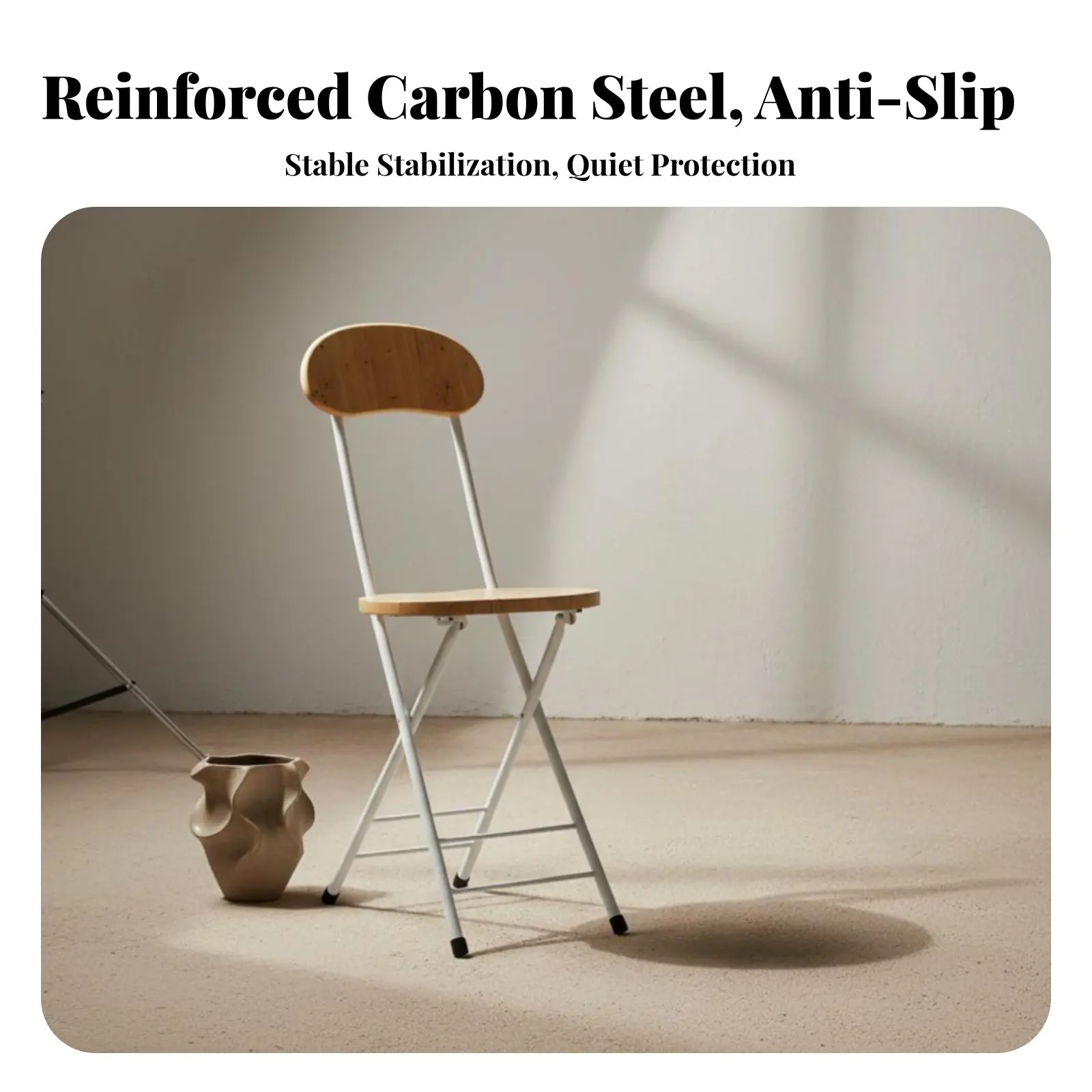 Foldable Round-Seat Chair Modern Minimalist and Design Portable Stool Foldable Design Space-Efficient for Homeowners, Renters
Foldable Round-Seat Chair Modern Minimalist and Design Portable Stool Foldable Design Space-Efficient for Homeowners, Renters