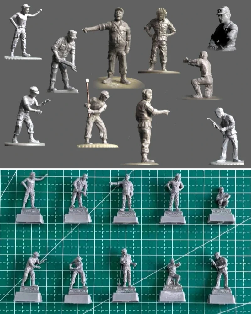 1/72 Scale Diecast Resin Figure Model Kit Tank Battalion Repair Soldiers 10 Figures Unpainted
1/72 Scale Diecast Resin Figure Model Kit Tank Battalion Repair Soldiers 10 Figures Unpainted