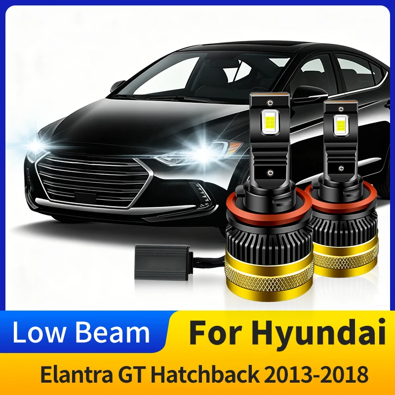 2pcs Error-free H11 LED Headlight Bulbs For For Hyundai Elantra GT Hatchback 2013-2018 Low Beams Light 30000LM CSP Chips 12v
2pcs Error-free H11 LED Headlight Bulbs For For Hyundai Elantra GT Hatchback 2013-2018 Low Beams Light 30000LM CSP Chips 12v