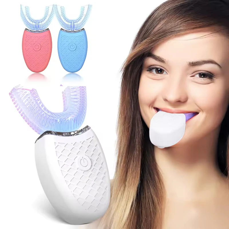 U-Shaped Toothbrush for Teeth Automatic Electric 360-degree Cleaning Silicone Brush Heads Waterproof for Travel Home Dental Care
U-Shaped Toothbrush for Teeth Automatic Electric 360-degree Cleaning Silicone Brush Heads Waterproof for Travel Home Dental Care