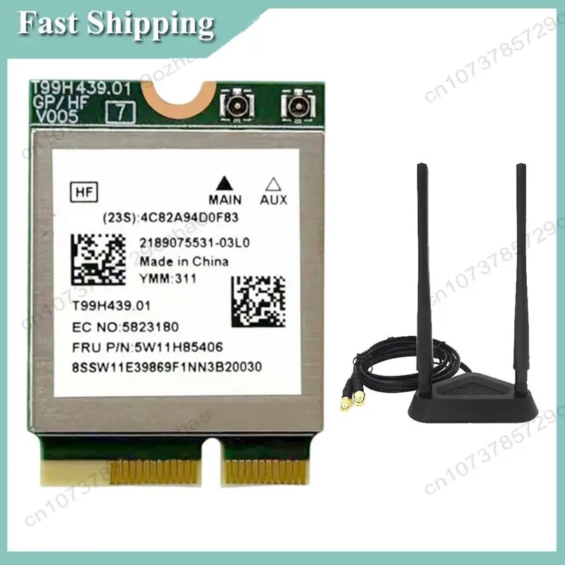 -A01R MT7927 Карта Wi-Fi7 2,4G/5G/6G Трехдиапазонная 8774M Беспроводная гигабитная сетевая карта Wi-Fi + SMA-антенна BT5.4
-A01R MT7927 Карта Wi-Fi7 2,4G/5G/6G Трехдиапазонная 8774M Беспроводная гигабитная сетевая карта Wi-Fi + SMA-антенна BT5.4