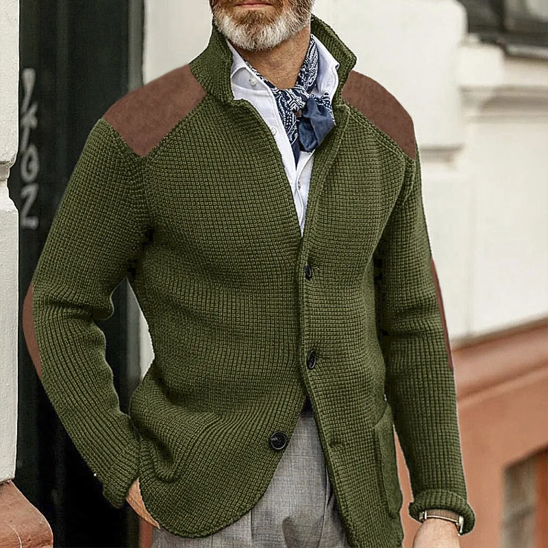 Autumn Winter New Sweater Cardigan Slim-fit Lapel Long-sleeved Knitted Jacket Men Button Knitwear
Autumn Winter New Sweater Cardigan Slim-fit Lapel Long-sleeved Knitted Jacket Men Button Knitwear