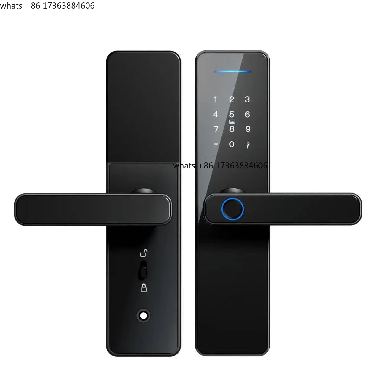 Export WiFi Indoor Door Lock Graffiti All-in-One App One-Hand Unlock Fingerprint Password Card Key Smart
Export WiFi Indoor Door Lock Graffiti All-in-One App One-Hand Unlock Fingerprint Password Card Key Smart