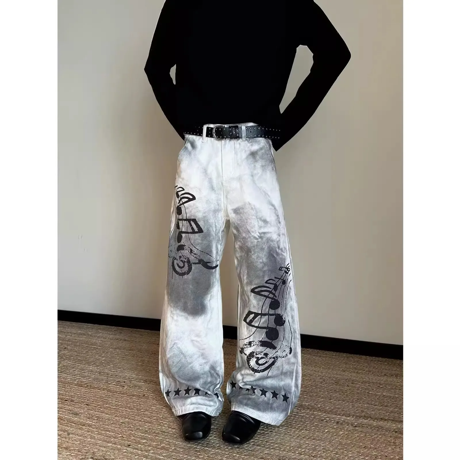 Retro American Sle Loose Wide Leg Jeans Men's High Street fiti Dir Heavy Du Spring Faion Casual Straight Cut
Retro American Sle Loose Wide Leg Jeans Men's High Street fiti Dir Heavy Du Spring Faion Casual Straight Cut