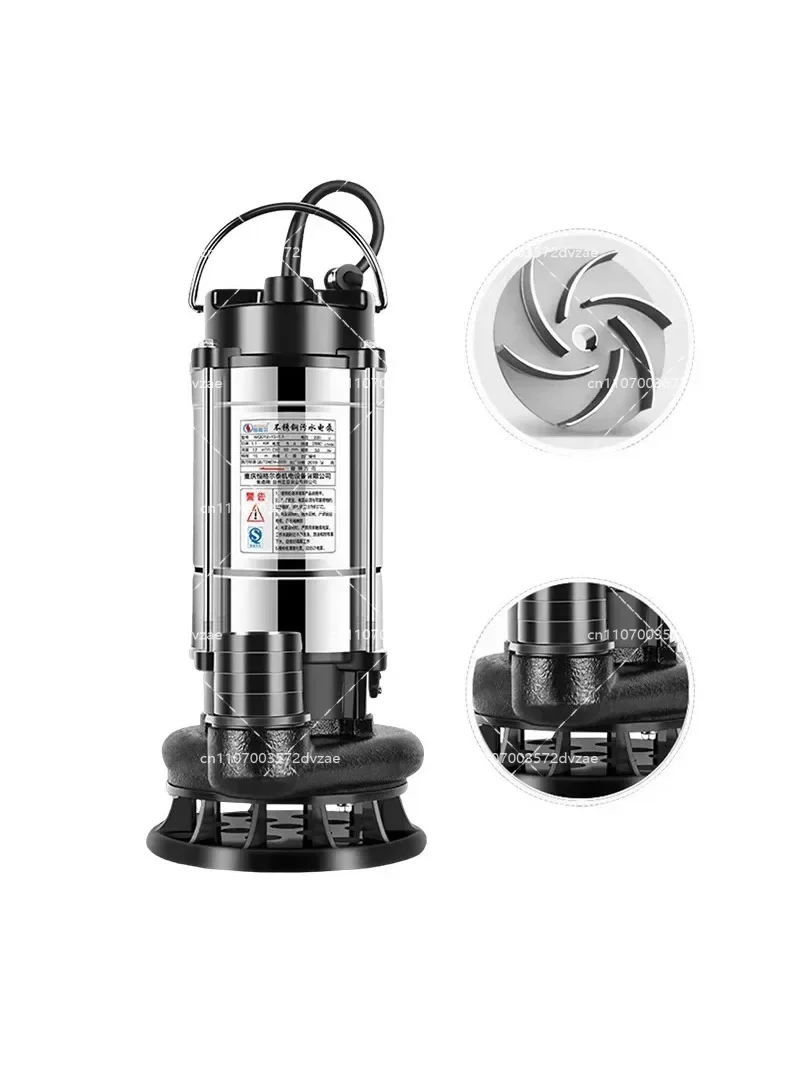 Stainless Steel Agricultural Submersible Pump Self-Priming Sewage Drainage Irrigation Underwater Pump for Farming
Stainless Steel Agricultural Submersible Pump Self-Priming Sewage Drainage Irrigation Underwater Pump for Farming