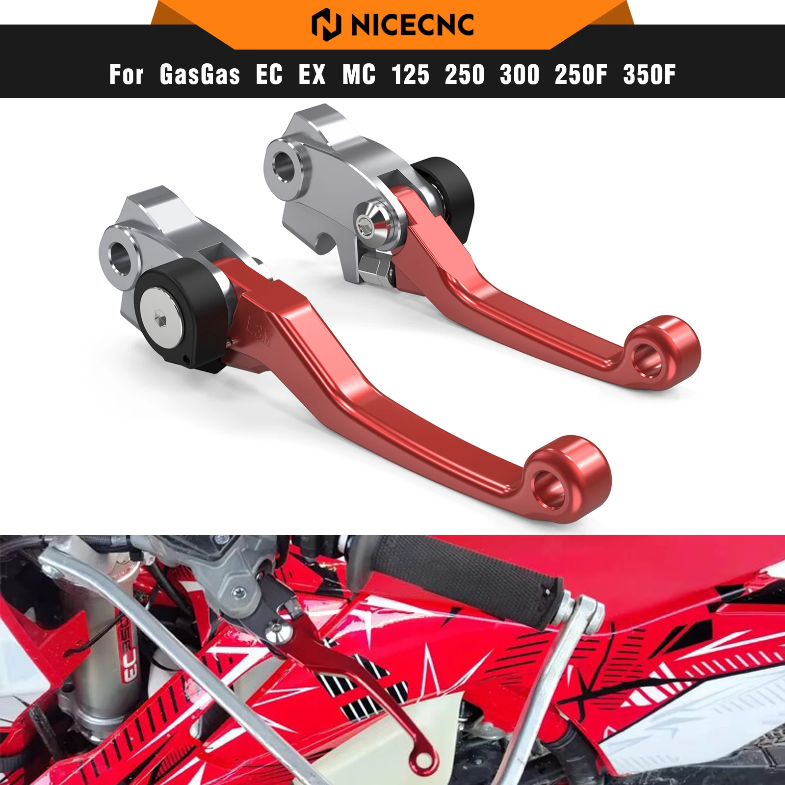 NICECNC For GasGas EC 300 EC 250 2021-2025 BrakTec Folding Clutch Lever Brake Lever For Husqvarna TE 300 TE 250 FE 450 2022-2024
NICECNC For GasGas EC 300 EC 250 2021-2025 BrakTec Folding Clutch Lever Brake Lever For Husqvarna TE 300 TE 250 FE 450 2022-2024