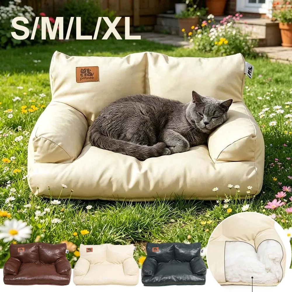 Cool Pet Bed Sofa Waterproof Anti-Scratch Dog Cushion with Pillow Backrest Indoor Pet Couch for Cat Small Medium Dogs Sleeping
Cool Pet Bed Sofa Waterproof Anti-Scratch Dog Cushion with Pillow Backrest Indoor Pet Couch for Cat Small Medium Dogs Sleeping