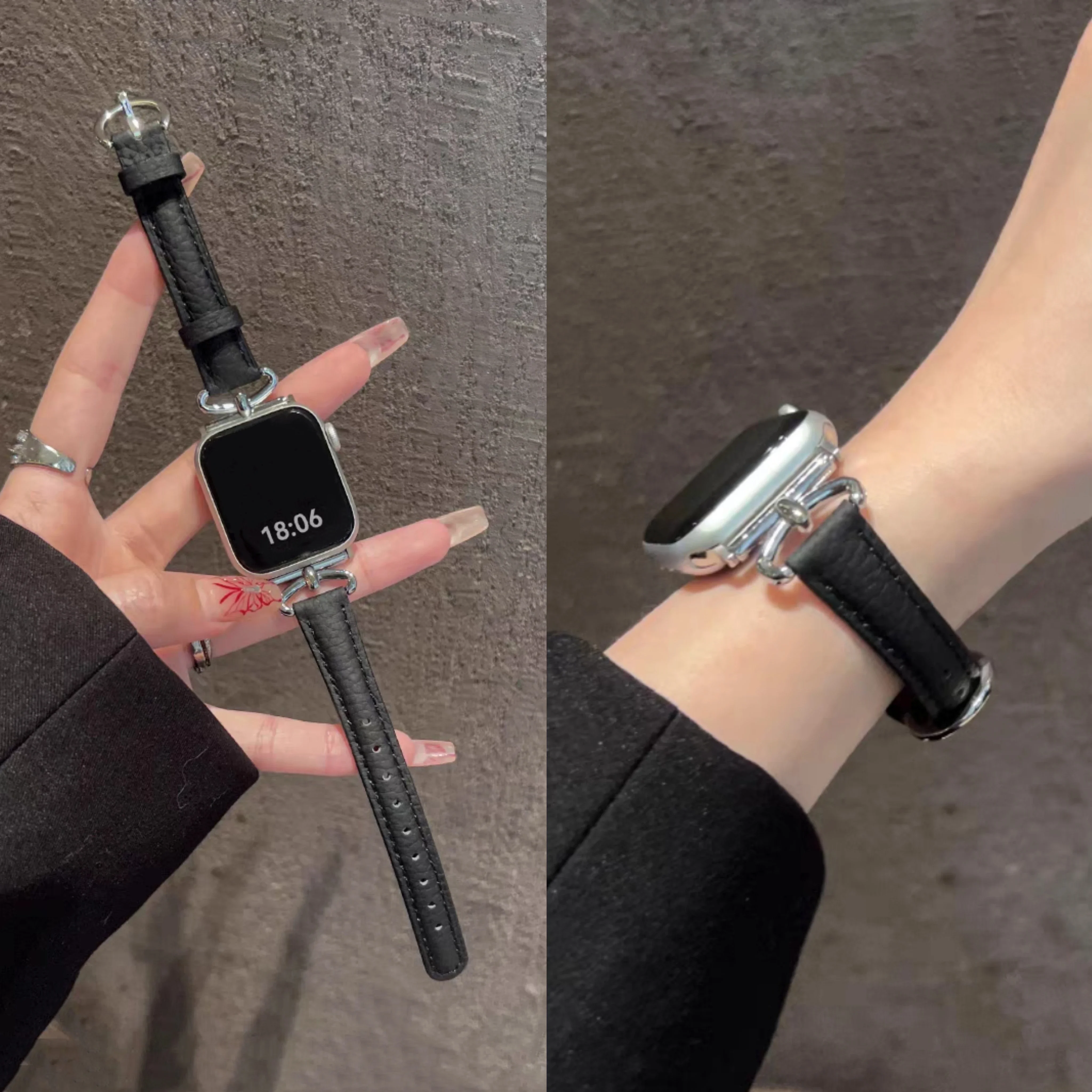 Nice Leather loop For Apple Watch band women Series Ultra 10/9/8/7 38mm 40mm 41mm 42mm 44mm 45mm 46mm Strap
Nice Leather loop For Apple Watch band women Series Ultra 10/9/8/7 38mm 40mm 41mm 42mm 44mm 45mm 46mm Strap