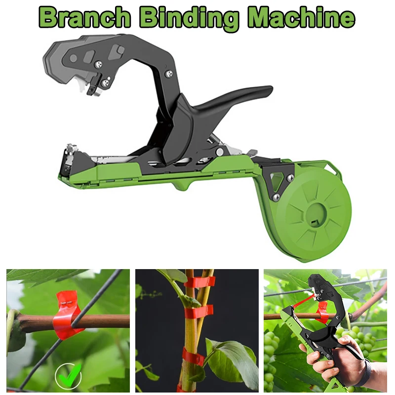 Automatic Branch Binding Machine Light Branch Binding Device Tying Gardening Tool with 10pcs Strap for Grape Tomato Fruit Tree
Automatic Branch Binding Machine Light Branch Binding Device Tying Gardening Tool with 10pcs Strap for Grape Tomato Fruit Tree
