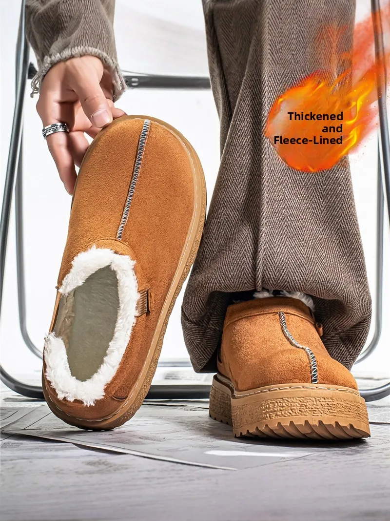 Men's Winter Snow Boots Fleece Lined Leather Fur Integrated Outdoor Cold Resistant Cotton Boots Anti Slip Thick Bottom Warmth...
Men's Winter Snow Boots Fleece Lined Leather Fur Integrated Outdoor Cold Resistant Cotton Boots Anti Slip Thick Bottom Warmth...