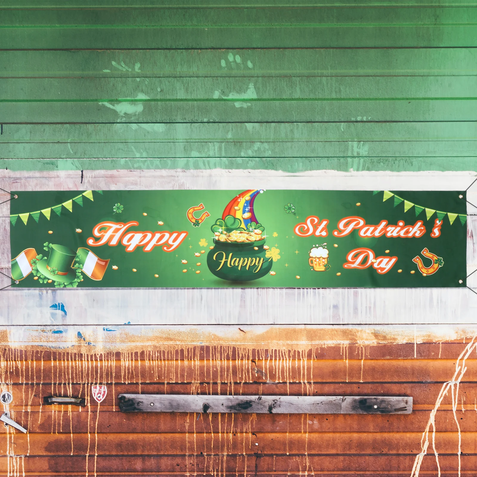 Decorative Banner St Patrick's Day Party Supplies Reusable Environmental Party Decoration Supplies Hanging Banners Festival
Decorative Banner St Patrick's Day Party Supplies Reusable Environmental Party Decoration Supplies Hanging Banners Festival