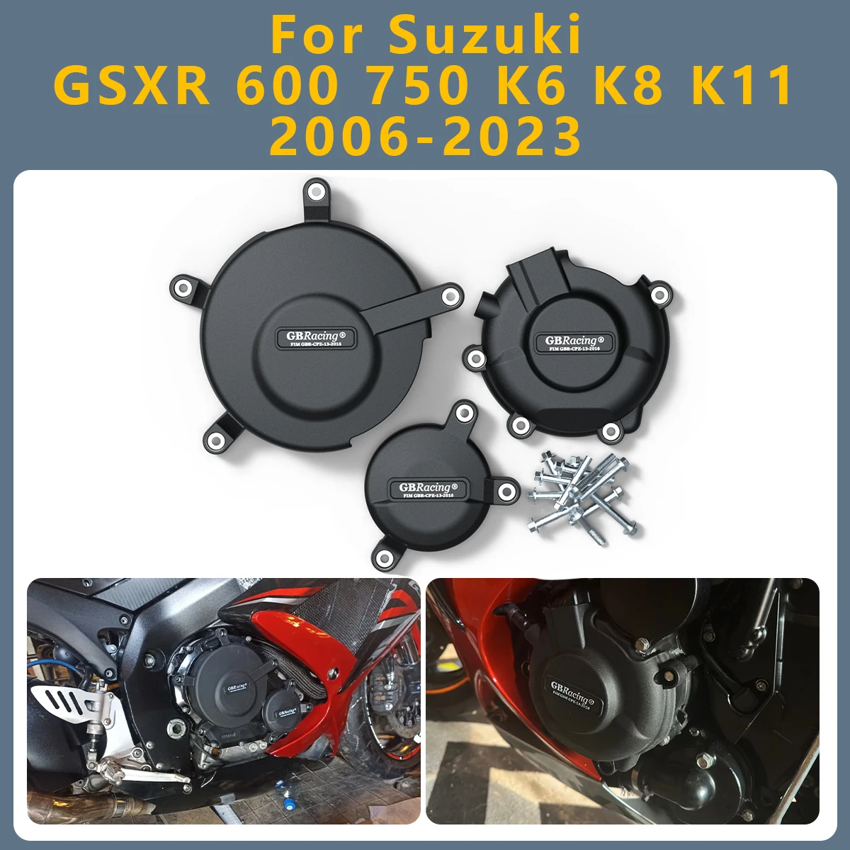 Motorcycle Engine Cover Clutch Cover Protection Set Accessories For Suzuki GSXR 600 GSXR 750 K6 K8 K11 2006-2023 GSXR GSX-R GSX
Motorcycle Engine Cover Clutch Cover Protection Set Accessories For Suzuki GSXR 600 GSXR 750 K6 K8 K11 2006-2023 GSXR GSX-R GSX