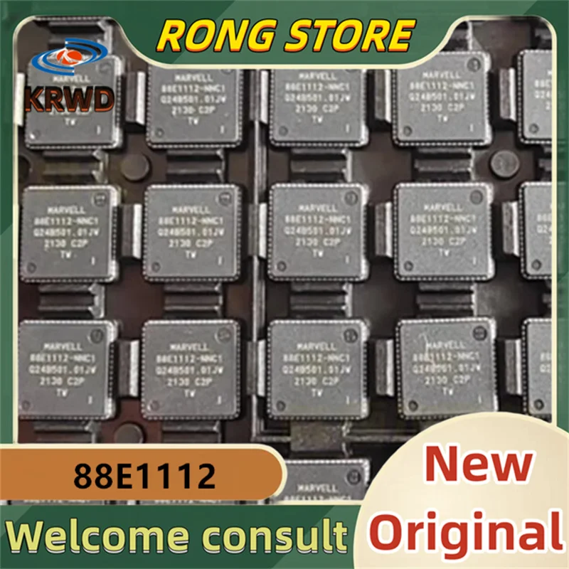 Новинка, оригинальный 88E1112-NNC1, 88E1112-C2-NNC1I000 88E1112-C2-NNC1 QFN64, 5 шт.
Новинка, оригинальный 88E1112-NNC1, 88E1112-C2-NNC1I000 88E1112-C2-NNC1 QFN64, 5 шт.