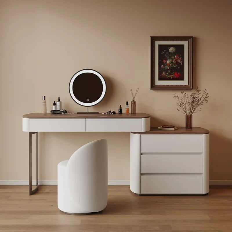 Nordic Luxury Vanity Dresser Storage Aesthetic Cabinet Design Dressing Table Modern Women Tocador Maquillaje Bedroom Furniture
Nordic Luxury Vanity Dresser Storage Aesthetic Cabinet Design Dressing Table Modern Women Tocador Maquillaje Bedroom Furniture