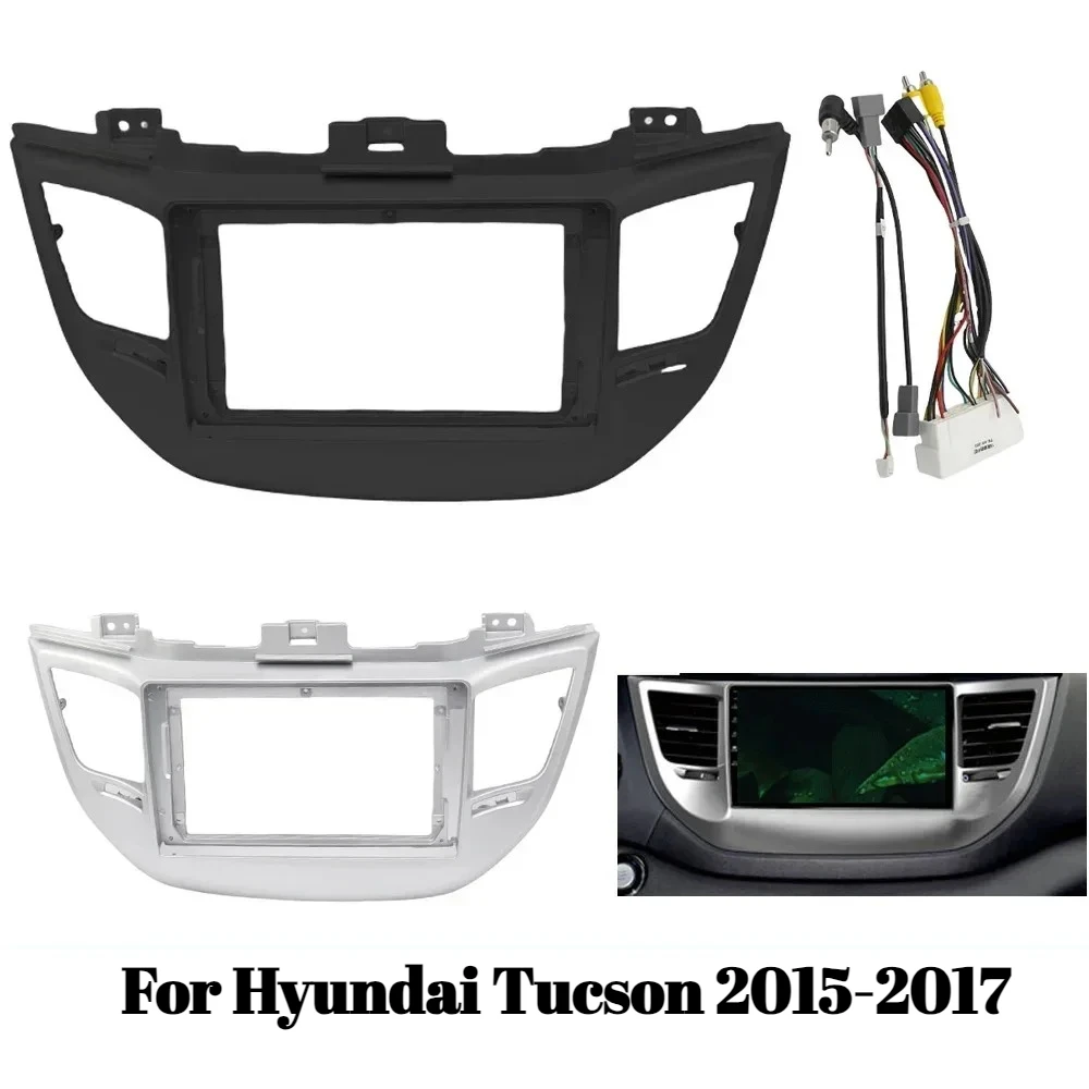 9 Inch Car Radio Fascia Frame for Hyundai Tucson 2015-2017 Dash Panel Adapter 2DIN Installation Trim Kit
9 Inch Car Radio Fascia Frame for Hyundai Tucson 2015-2017 Dash Panel Adapter 2DIN Installation Trim Kit