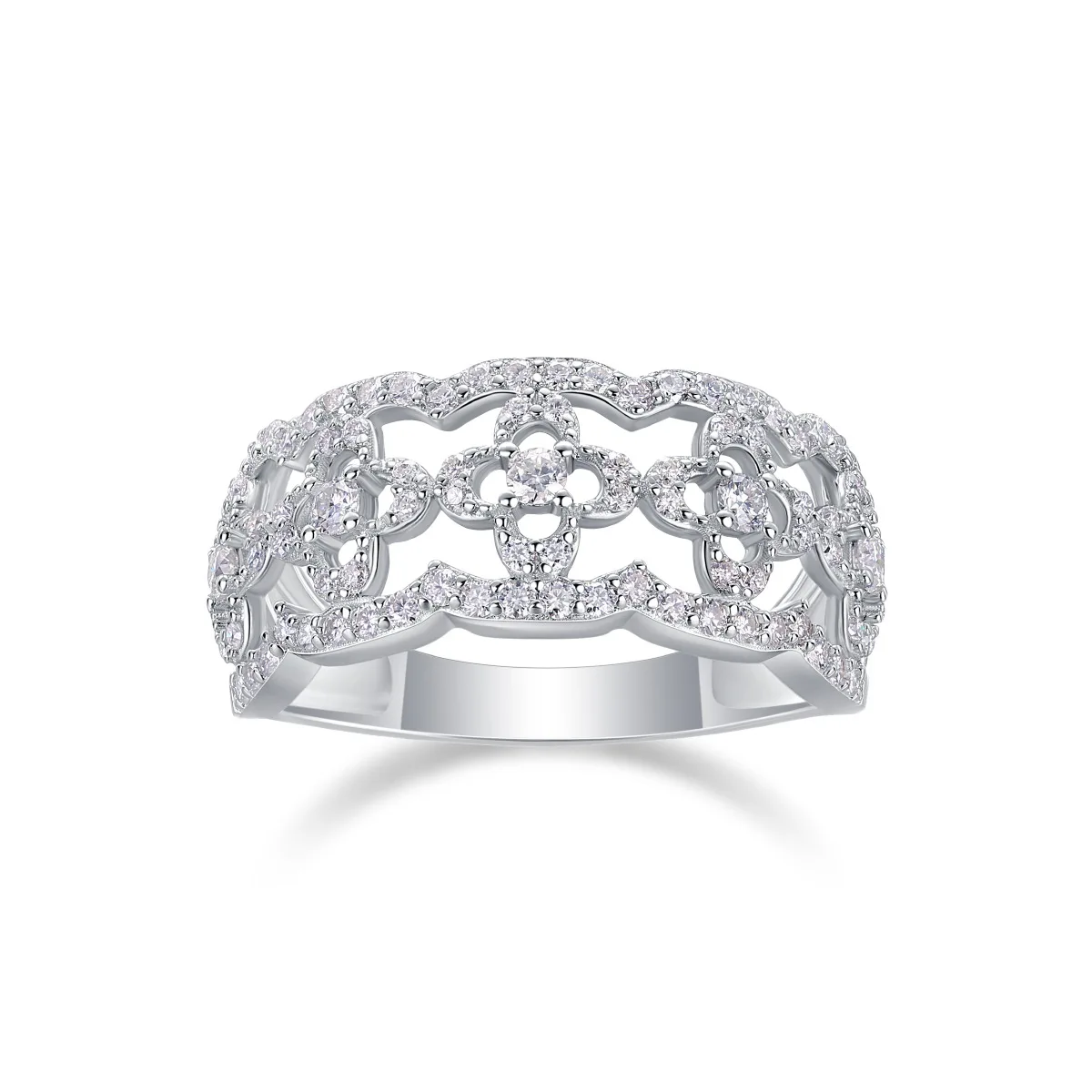 Minimalist Luxury Fine Jewelry Filigree Lace Moissanite Ring 925 Silver Full Diamond Women's Dainty Stackable Ring for Daily
Minimalist Luxury Fine Jewelry Filigree Lace Moissanite Ring 925 Silver Full Diamond Women's Dainty Stackable Ring for Daily