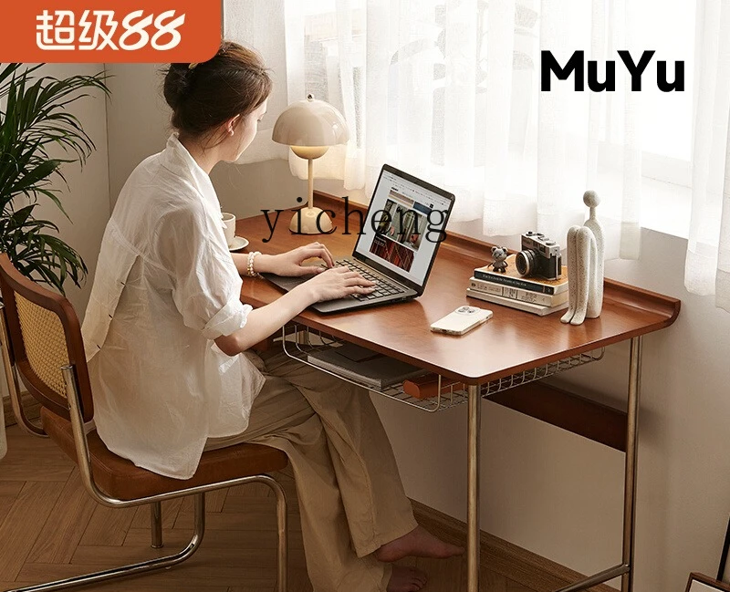 ZYA solid wood desk retro small apartment simple home office computer writing desk decoration home decor
ZYA solid wood desk retro small apartment simple home office computer writing desk decoration home decor