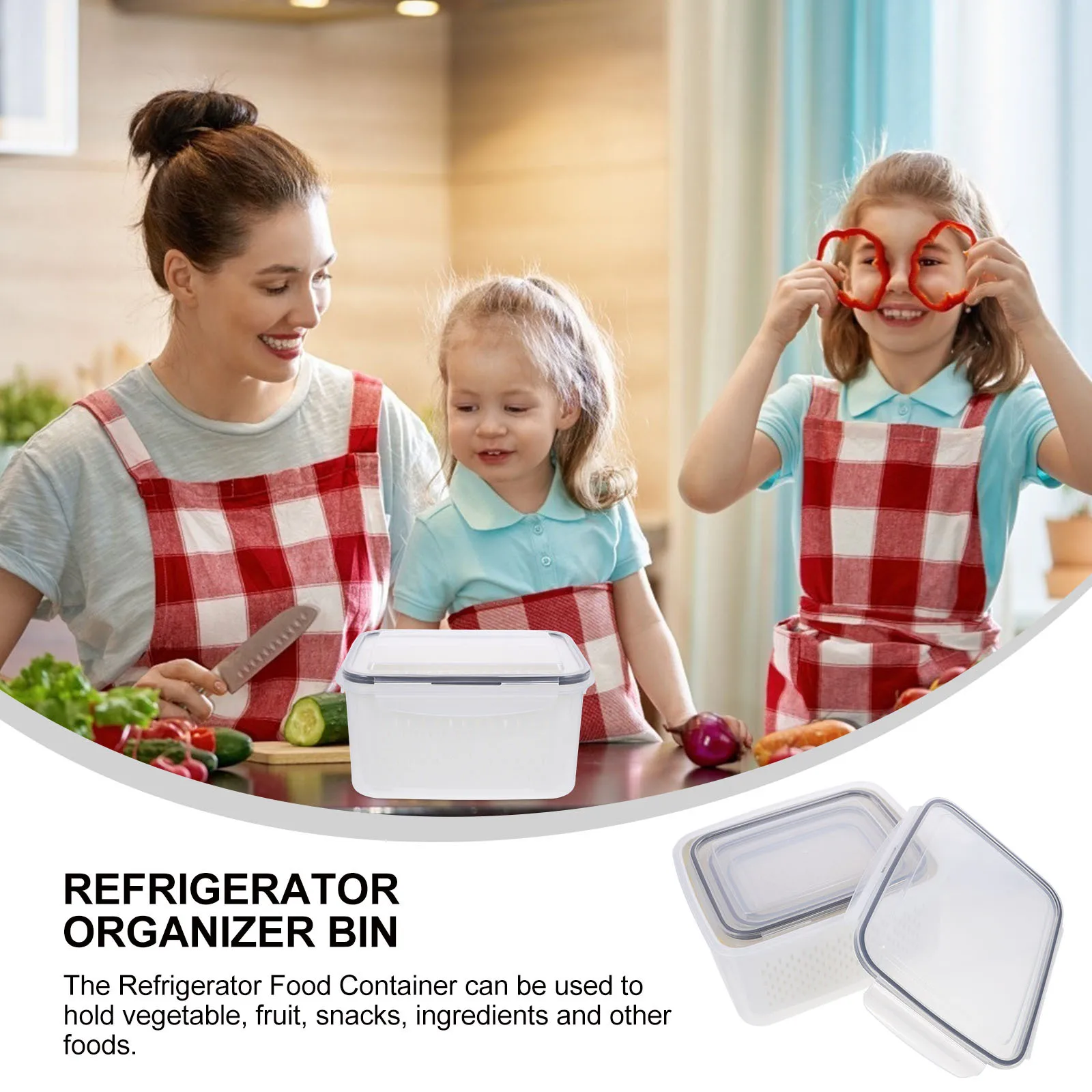 1Set Fresh Produce Vegetable Fruit Storage Containers Fridge Food Organizer Produce Saver Box for Refrigerator Storage 
1Set Fresh Produce Vegetable Fruit Storage Containers Fridge Food Organizer Produce Saver Box for Refrigerator Storage