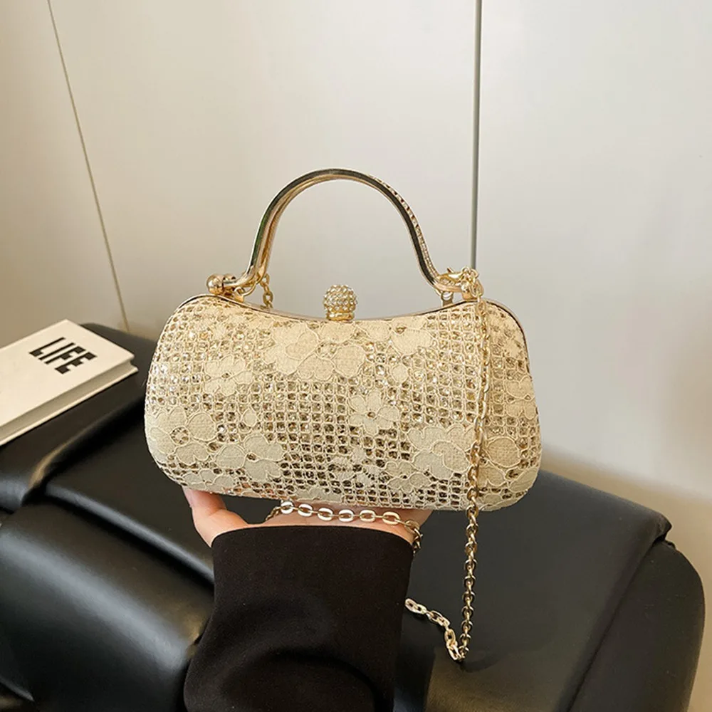 Elegant Luxury Evening Banquet Bag Rhinestone Flower Box Shoulder Bag Phone Pouch Shiny Chain Crossbody Bag Women
Elegant Luxury Evening Banquet Bag Rhinestone Flower Box Shoulder Bag Phone Pouch Shiny Chain Crossbody Bag Women