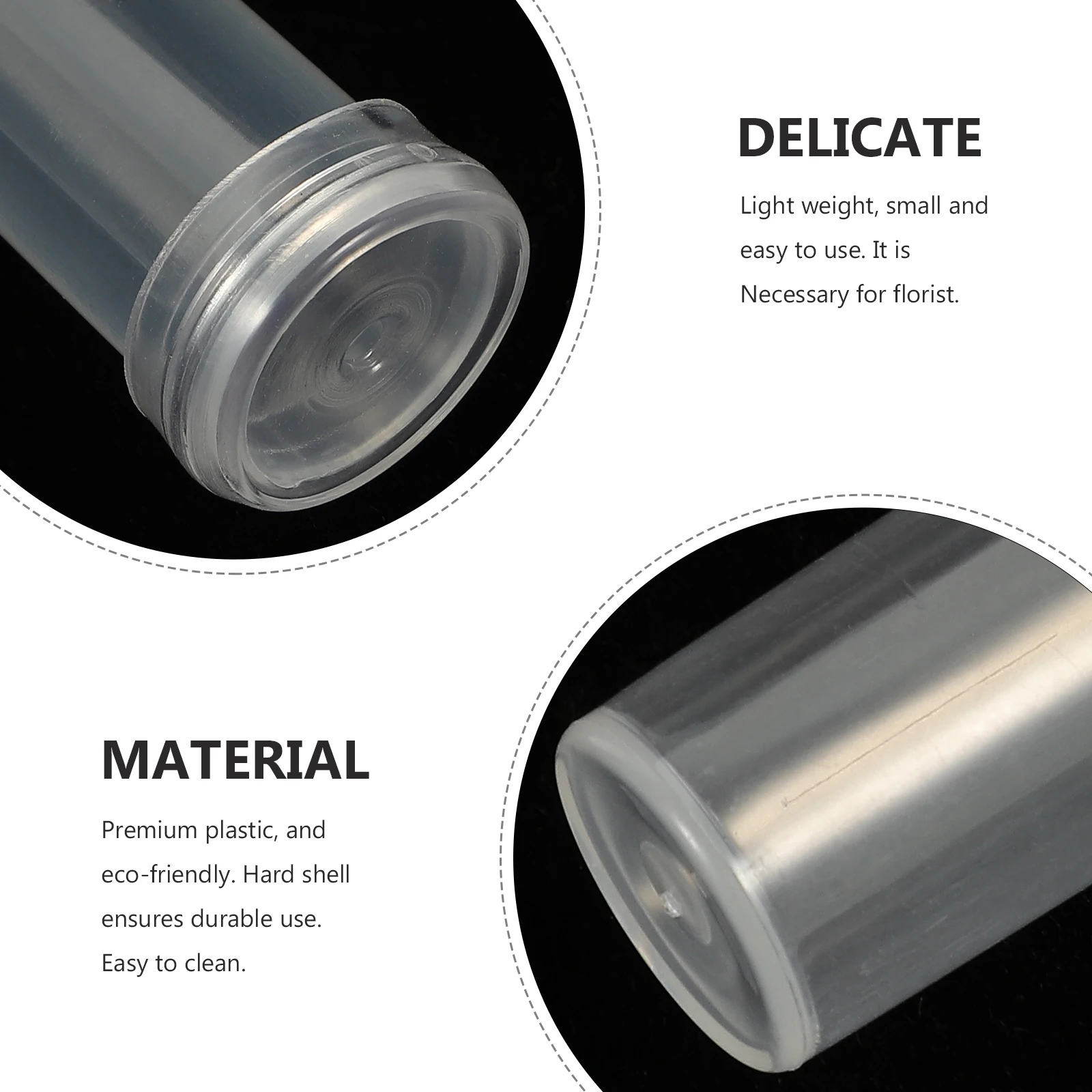 25pcs Nutrition Tubes for Fresh Flowers Storage Eco Friendly Flower Water Container Plastic Tube Florist Supplies
25pcs Nutrition Tubes for Fresh Flowers Storage Eco Friendly Flower Water Container Plastic Tube Florist Supplies