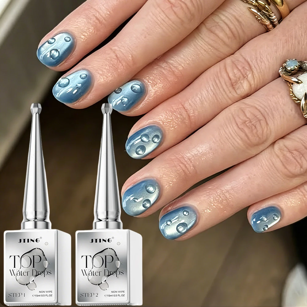 1/2Pc 3D Water Droplet Top Coat Gel Nail Polish Summer Crystal Dew Bubble Modeling Gel Nail Varnish Non Wipe Clear Water DropGel
1/2Pc 3D Water Droplet Top Coat Gel Nail Polish Summer Crystal Dew Bubble Modeling Gel Nail Varnish Non Wipe Clear Water DropGel