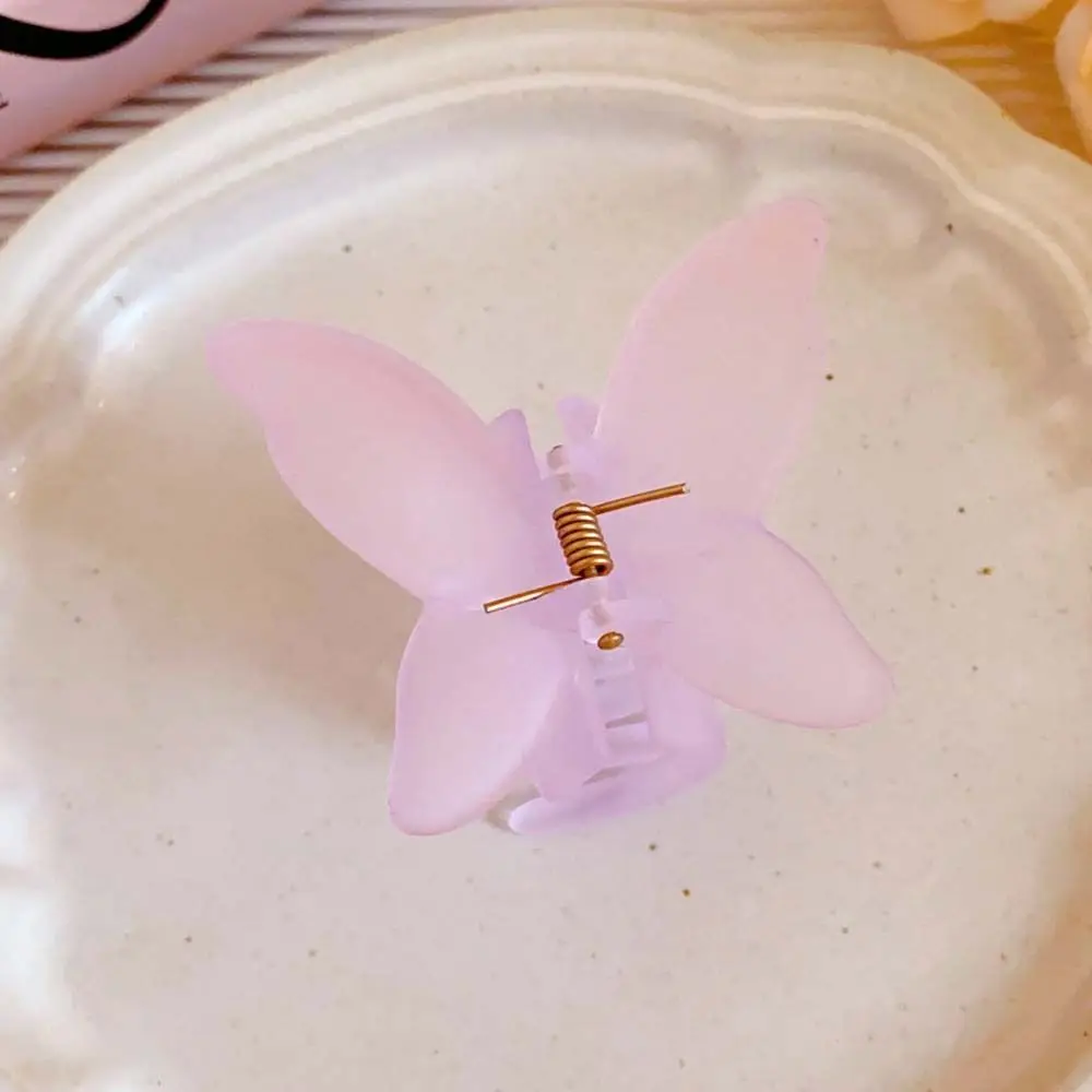Acrylic Hairpin Frosted Butterfly Hair Claw Banana Clip Candy Color Butterfly Hair Clip Hair Accessories Grab Clip
Acrylic Hairpin Frosted Butterfly Hair Claw Banana Clip Candy Color Butterfly Hair Clip Hair Accessories Grab Clip