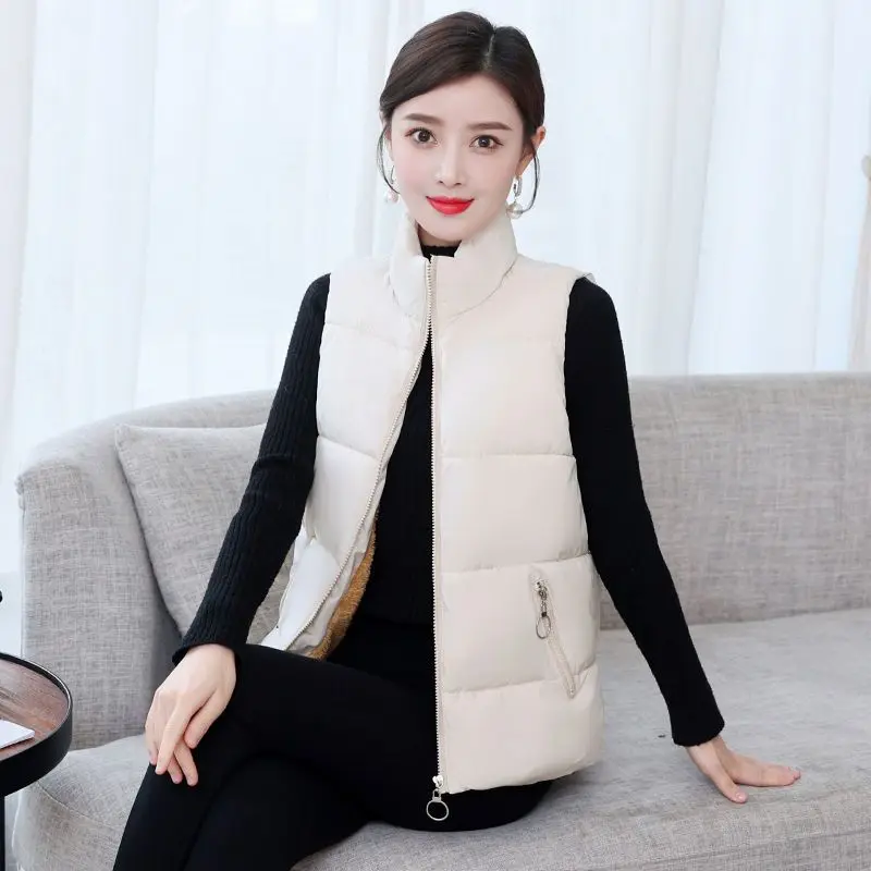 Women's ort down Cotton Vest Warmth Mom Coat oulder Jaet Winter Clothes Zipper Sle 3D Splicing Thiened Winter Vest
Women's ort down Cotton Vest Warmth Mom Coat oulder Jaet Winter Clothes Zipper Sle 3D Splicing Thiened Winter Vest