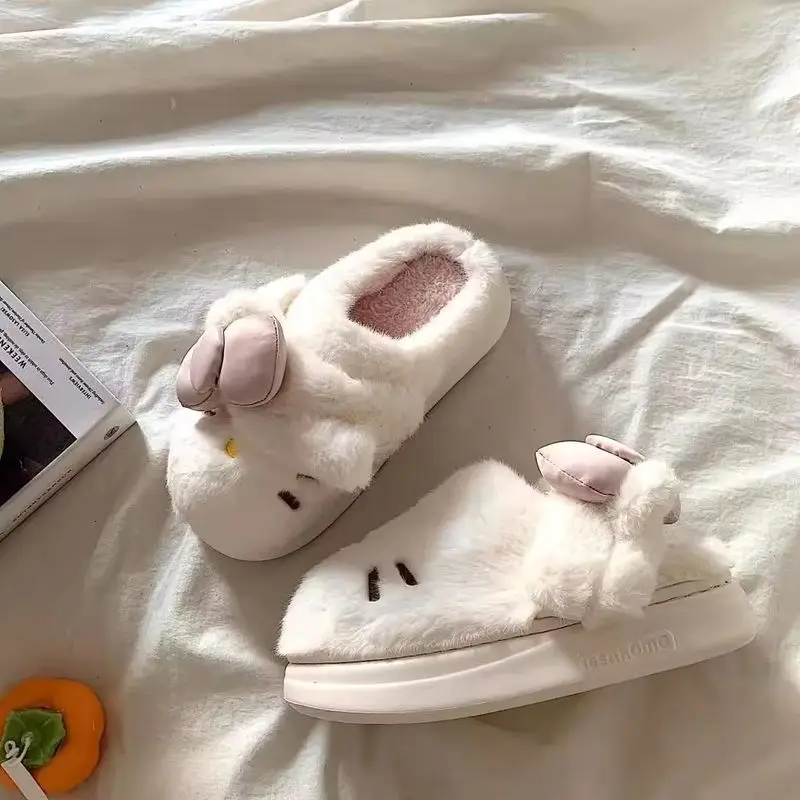 Новые уникальные мягкие и милые домашние тапочки Hello Kitty для женщин, зимние, с толстой подошвой, противоскользящие, плюшевые, модные, теплые, хлопковые.
Новые уникальные мягкие и милые домашние тапочки Hello Kitty для женщин, зимние, с толстой подошвой, противоскользящие, плюшевые, модные, теплые, хлопковые.
