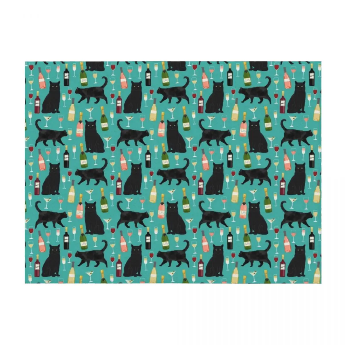 Black cat wine champagne cocktails cat breeds cat lover pattern art print by PetFriendly Throw Blanket heavy to sleep Blankets
Black cat wine champagne cocktails cat breeds cat lover pattern art print by PetFriendly Throw Blanket heavy to sleep Blankets