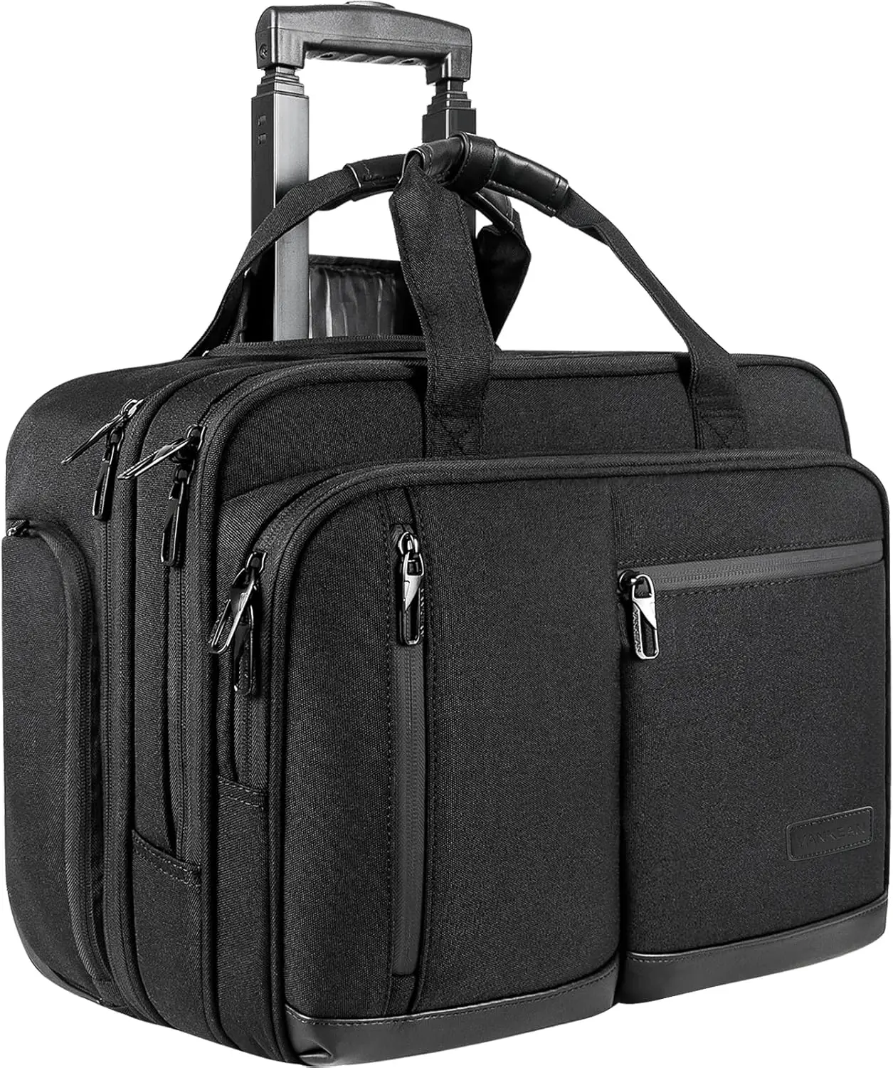 17.3 Inch Rolling Laptop Bag, Waterproof Overnight Travel/Work/Business Briefcase, Stylish Carry-On Black
17.3 Inch Rolling Laptop Bag, Waterproof Overnight Travel/Work/Business Briefcase, Stylish Carry-On Black