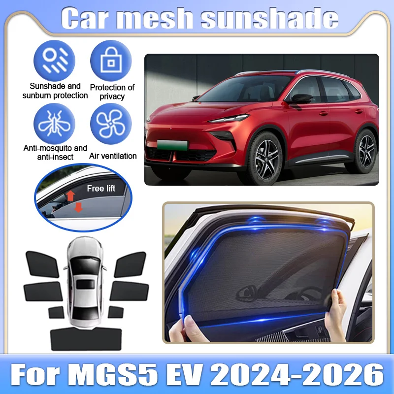 Для MGS5 EV ES34 2024 2025 2026: Сетчатые шторки на окна автомобиля, солнцезащитные экраны, защитные шторки для конфиденциальности, солнцезащитные козырьки, противомоскитные сетки, автоаксессуары
Для MGS5 EV ES34 2024 2025 2026: Сетчатые шторки на окна автомобиля, солнцезащитные экраны, защитные шторки для конфиденциальности, солнцезащитные козырьки, противомоскитные сетки, автоаксессуары