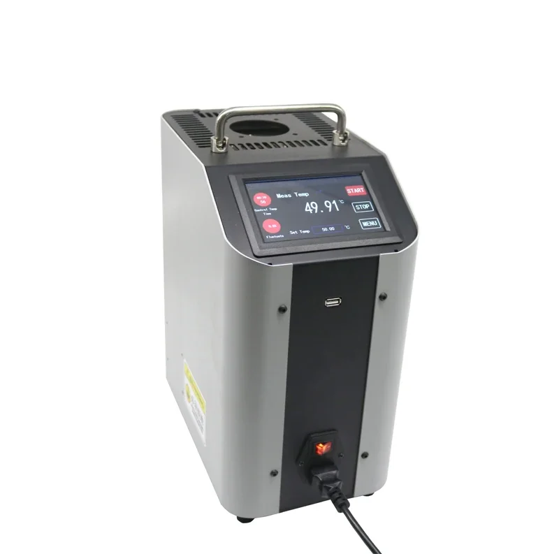 ET3801 Series Touch Screen Dry Well Fast Heating Dry Block Temperature Calibrator Custom OEM Support
ET3801 Series Touch Screen Dry Well Fast Heating Dry Block Temperature Calibrator Custom OEM Support