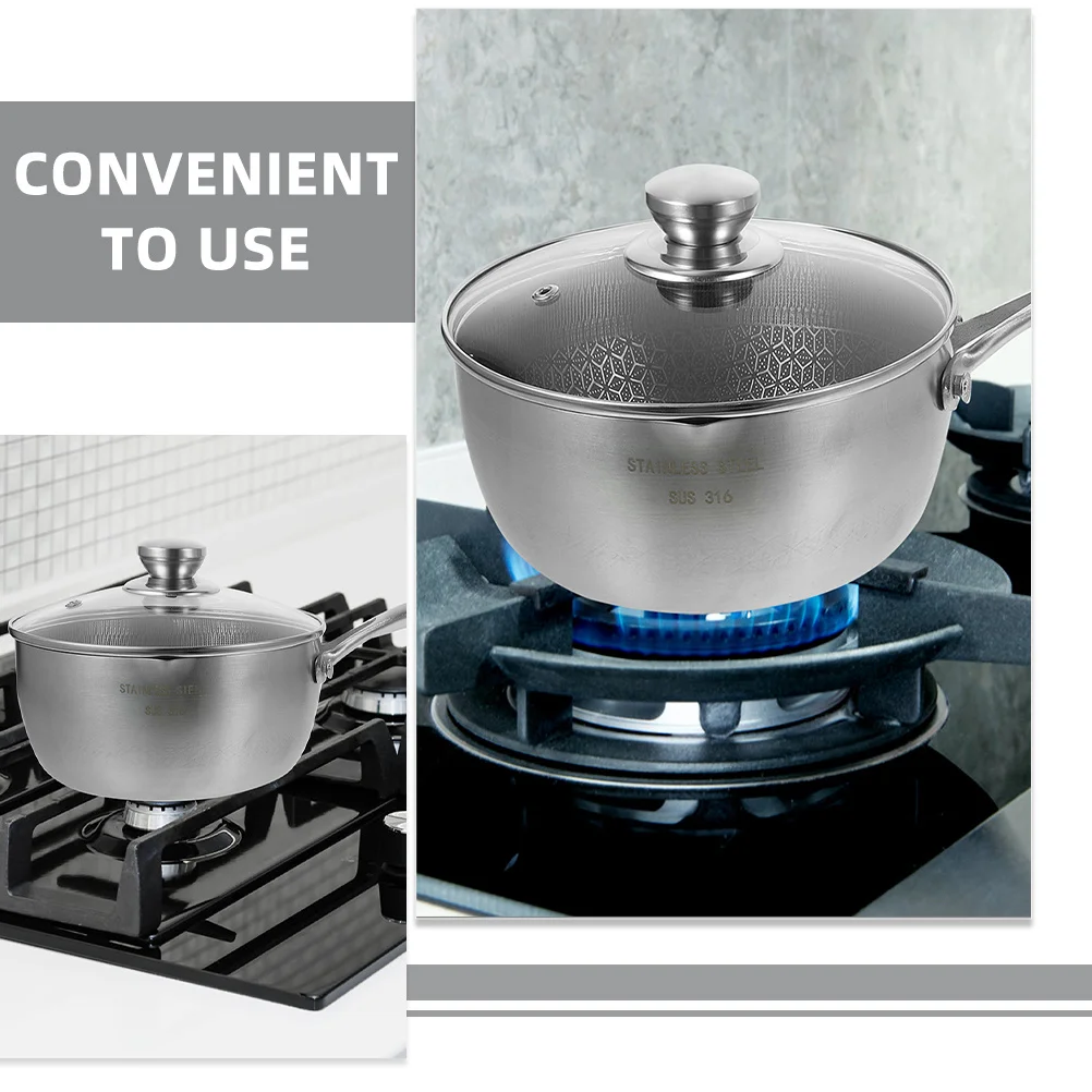 1pc Honeycomb Non-Stick Saucepan Stainless Steel Cooking Pot Kitchen Metal Pan With Lid For Frying Eggs Daily Cooking
1pc Honeycomb Non-Stick Saucepan Stainless Steel Cooking Pot Kitchen Metal Pan With Lid For Frying Eggs Daily Cooking