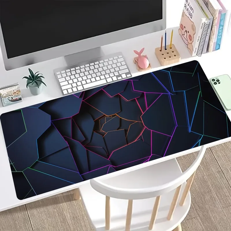 Geometric light breaker design extra thick mouse pad, perfect for gaming, office and a variety of use cases
Geometric light breaker design extra thick mouse pad, perfect for gaming, office and a variety of use cases
